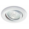 Светильник встраиваемый круглый поворотный белый 1х50W MR16 12В IP20 113AA