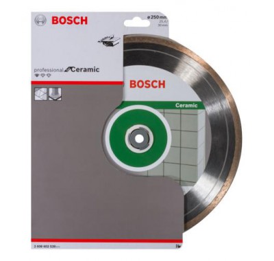Диск алмазный сплошной по керамике Bosch Professional 250х30/25.4 мм Диск алмазный сплошной по керамике Bosch Professional 250х30/25.4 мм