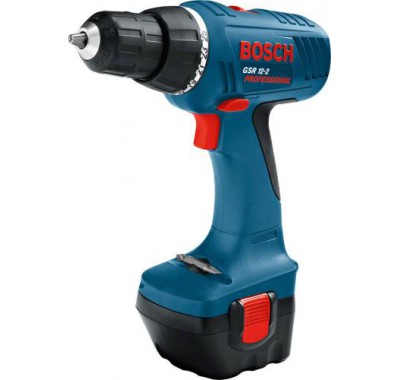 Дрель-шуруповерт аккумуляторная GSR 12-2,12 В, 1,5 Ач NiCd Bosch