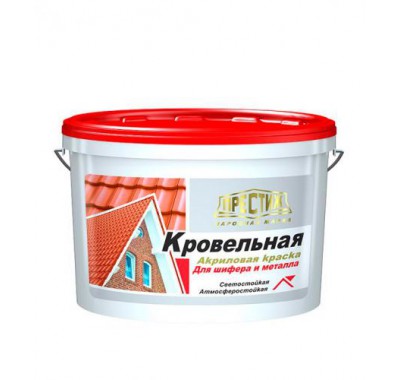 Краска кровельная Престиж акриловая зеленая 2.4 кг Краска кровельная Престиж акриловая зеленая 2.4 кг