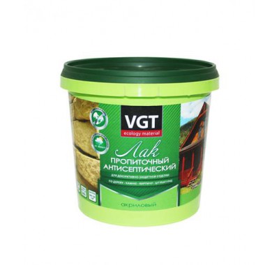 Лак антисептик акриловый VGT тик 0,9 кг