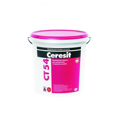 Краска в/д фасадная силикатная Ceresit CT 54 15 л