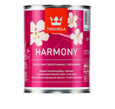 Краска в/д Tikkurila Harmony основа С совершенно матовая 0.9 л Краска в/д Tikkurila Harmony основа С совершенно матовая 0.9 л
